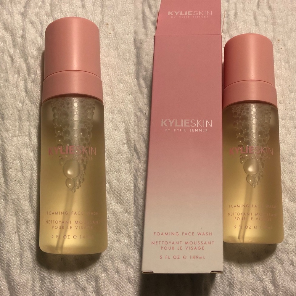 KylieSkin Foaming Face Wash!